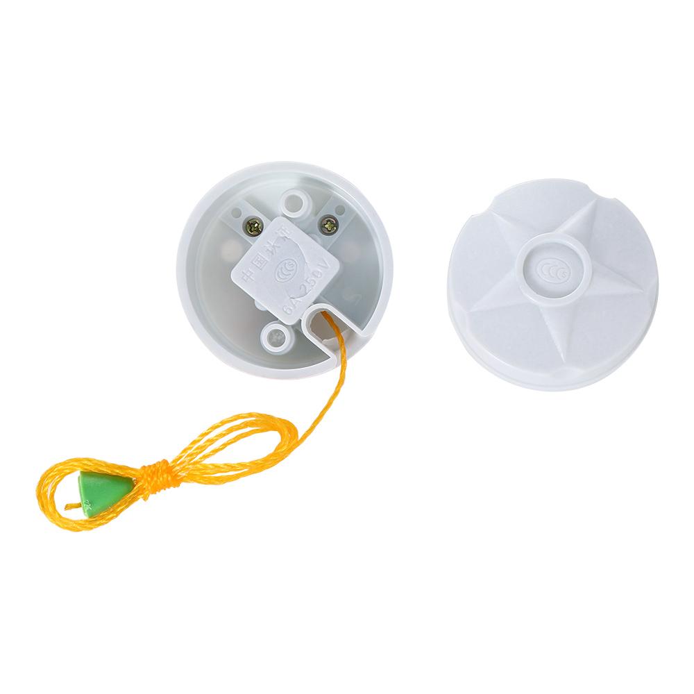 DUERE SPDT Flame Retardant Bakelite with Pull String for Ceiling Fan Wall Light Switching Power Light Switch Lamp Accessory Power Supplies Pull Chain Switch
