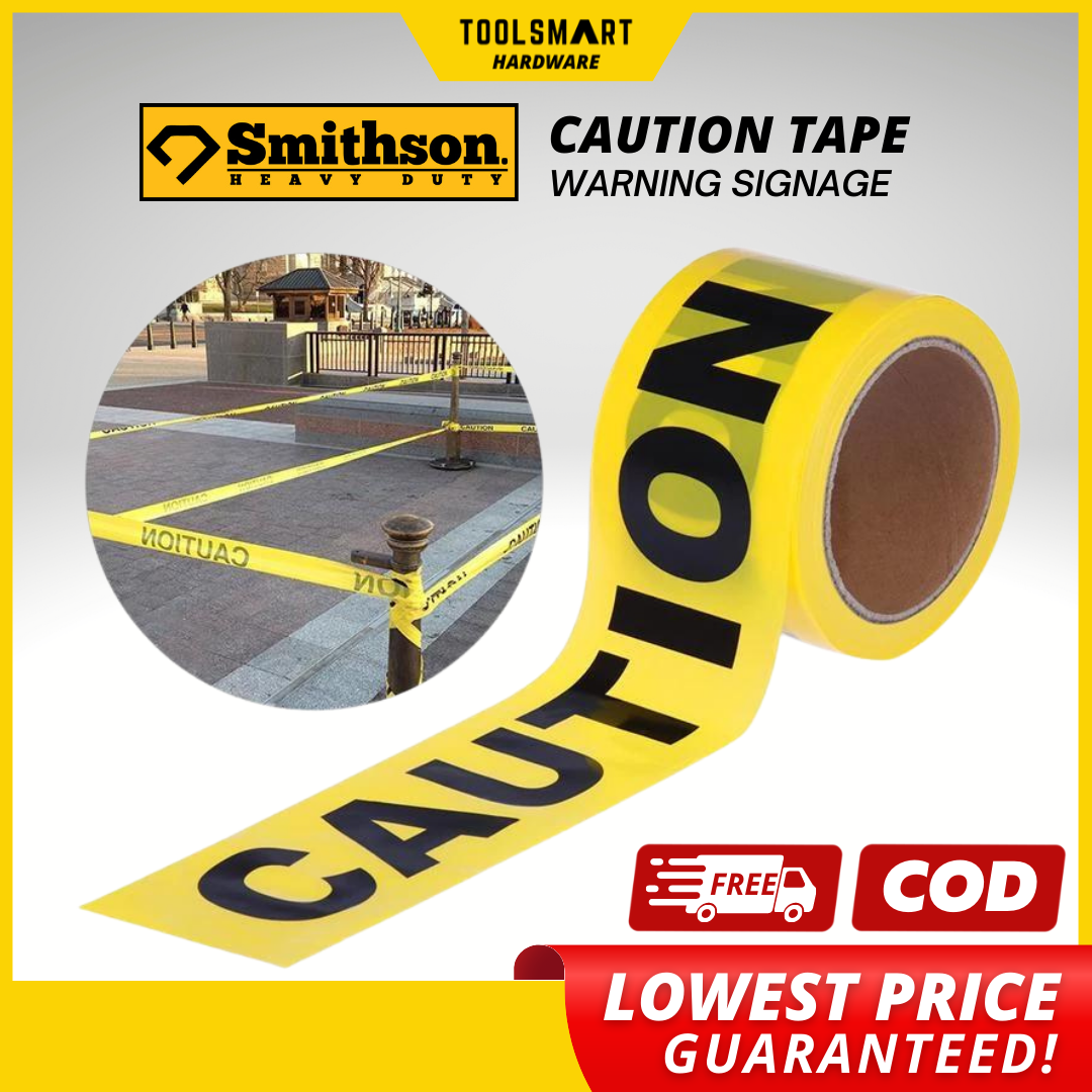 【SMITHSON】 High Quality Caution Tape Warning Tape Danger Tape 50M 100M