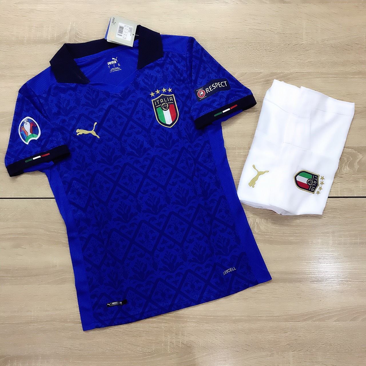 Áo Bóng Đá Đội Tuyển Italia Áo Đá Banh ĐT Ý Mới Nhất 2022 - Chuẩn Mẫu Thi Đấu - Vải Polyester Gai Thái Cao Cấp