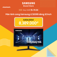 [TRẢ GÓP 0%] Màn hình cong Samsung LC32G55 dòng 32 inch