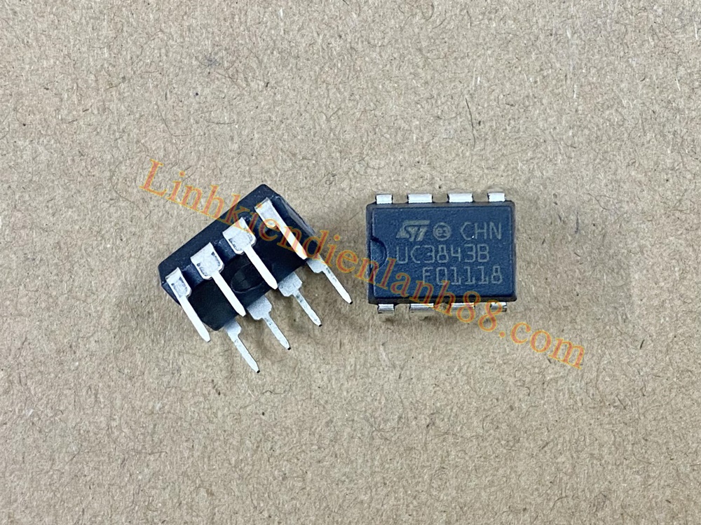 2 con UC3843 UC3843B DIP-8 chính hãng ST