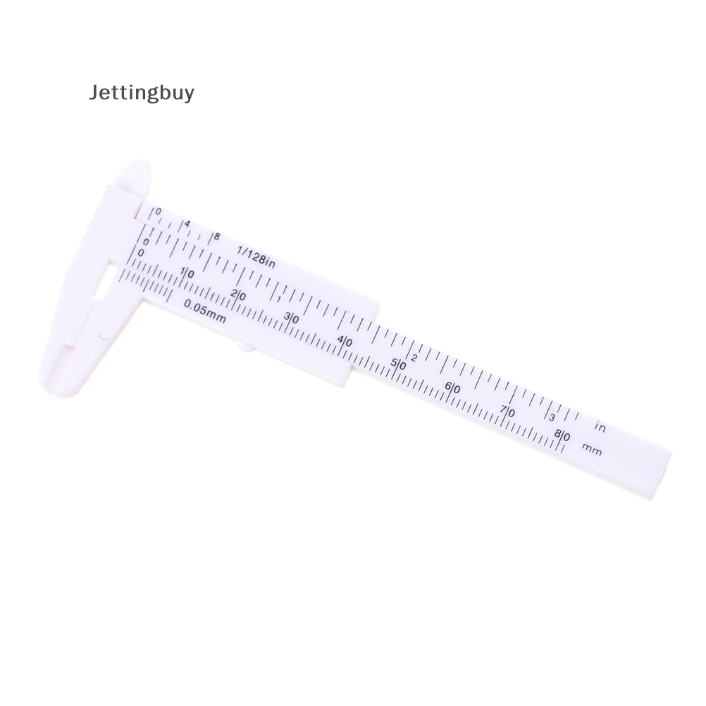 Flash Sale 80mm Mini Plastic Student Sliding Vernier Caliper Gauge Measurement Tool