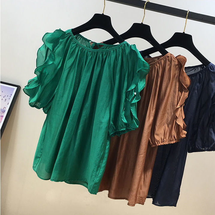 Short Sleeve Blouse Summer Women's Top