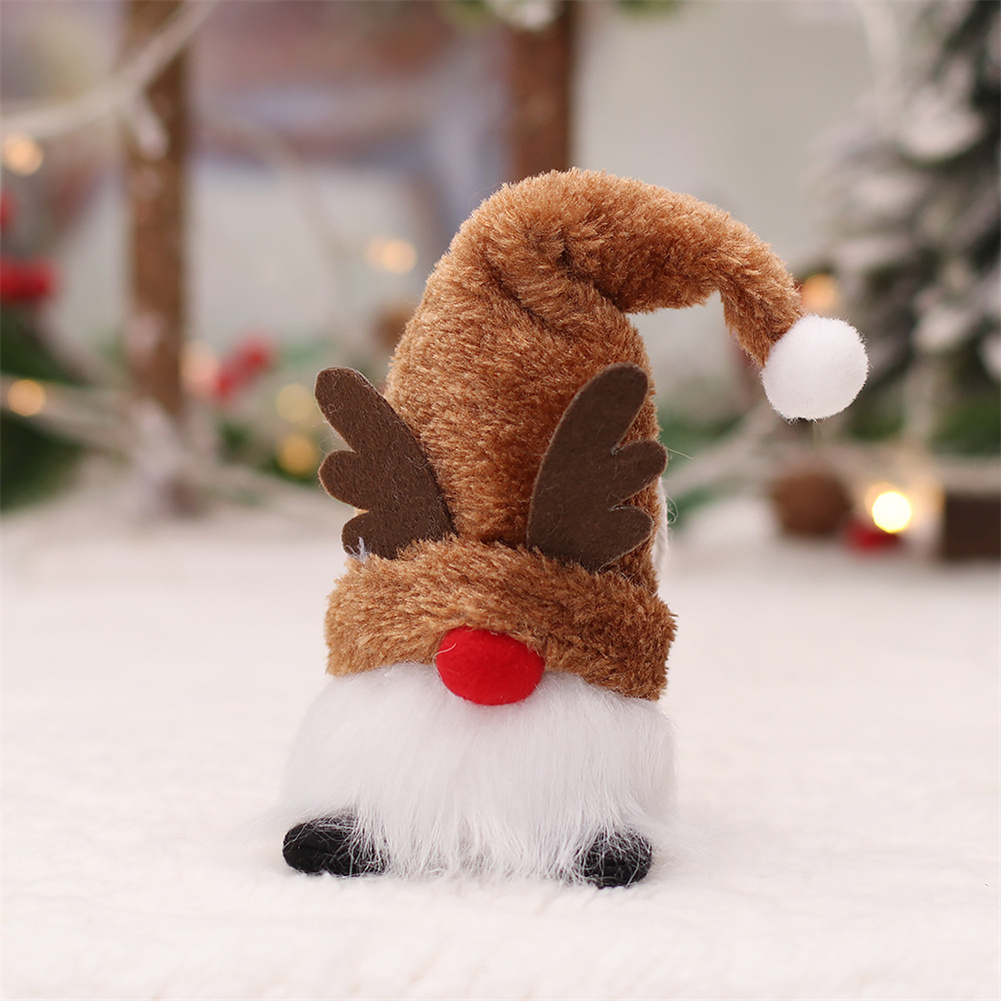 ZHSONG Giáng sinh Gnome Plush Với LED Glow Up Faceless Búp bê Plush Trang trí Cây Giáng sinh Mặt dây chuyền Gnome Plush