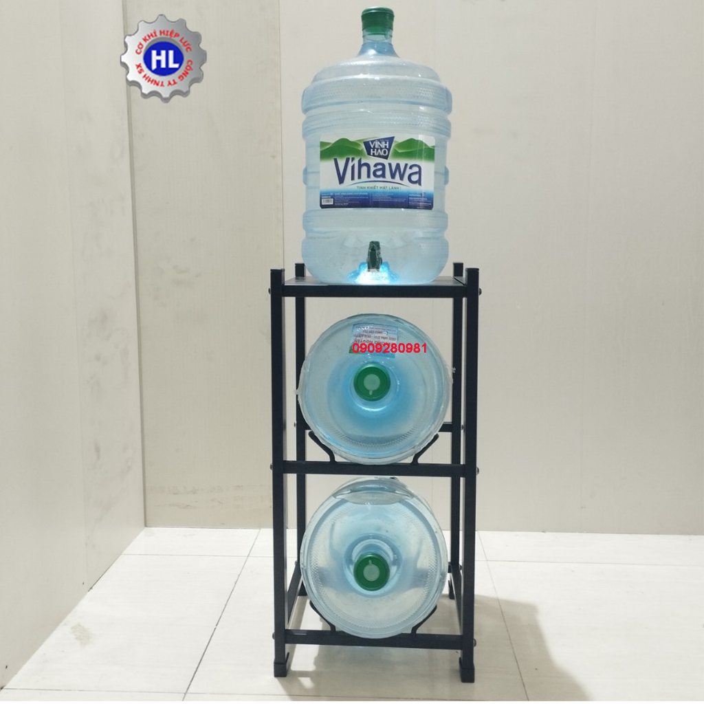 bình nước lọc 20 lit .lắp ráp 3 tầng có mâm (NEW)