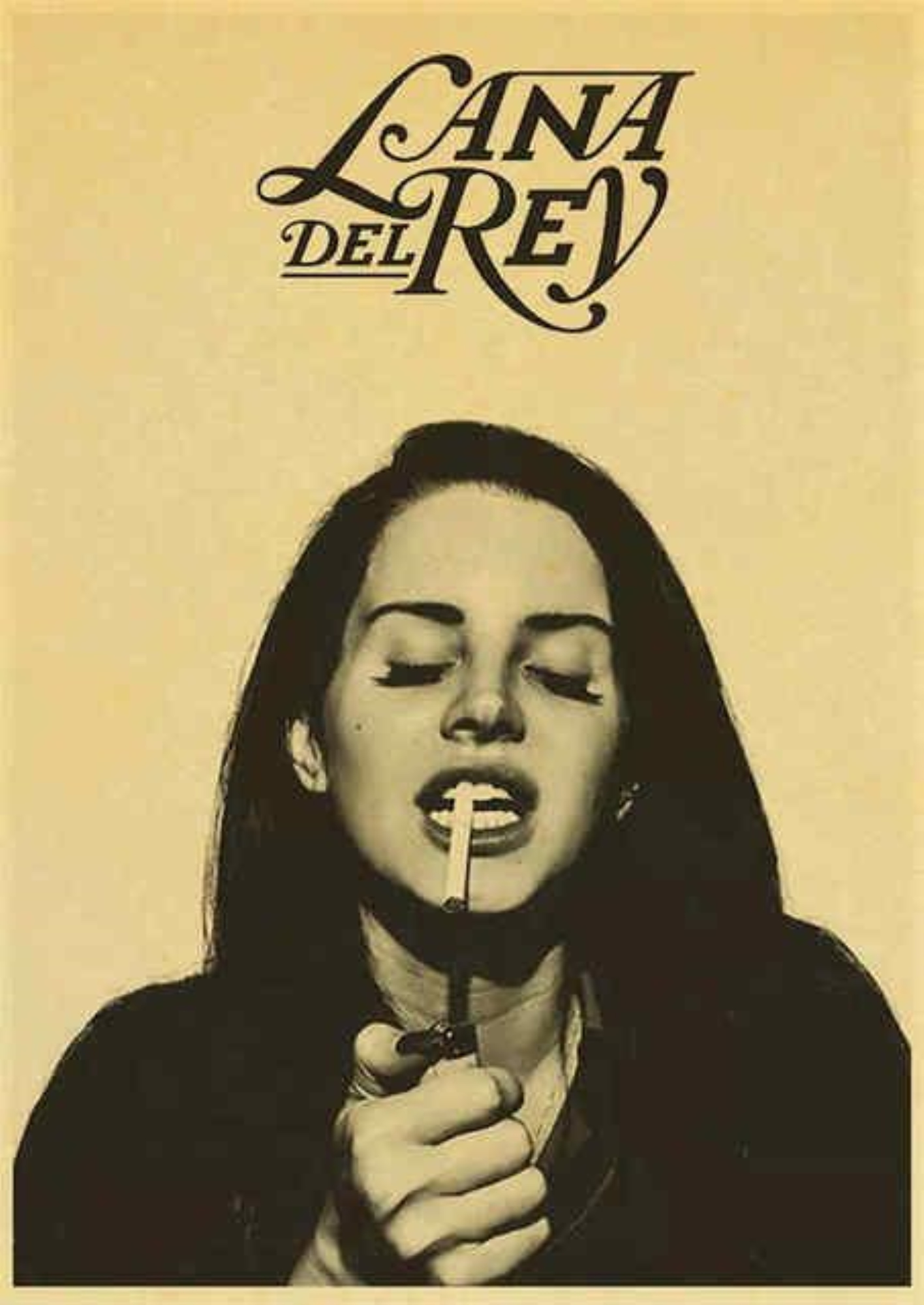2023 ✶ Lana Del Rey Poster Singer Lizzy Grant Aesthetic Music Album Rapper  Hip Hop Movie Canvas Decoration Wall Art Mural Room Decor