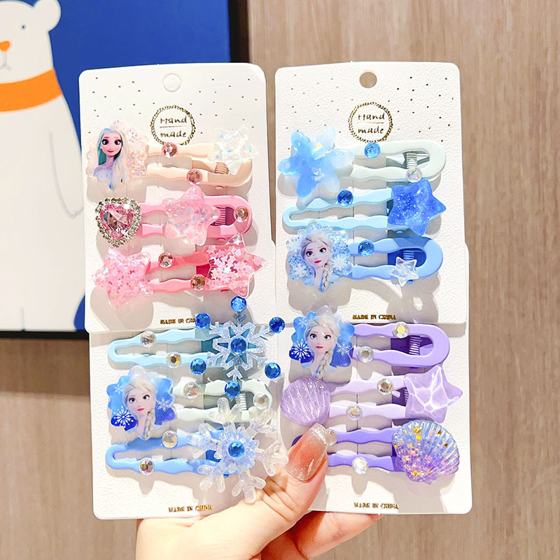 Kẹp cài tóc Elsa dễ thương cho bé - bờm tóc cho bé - Selenshop