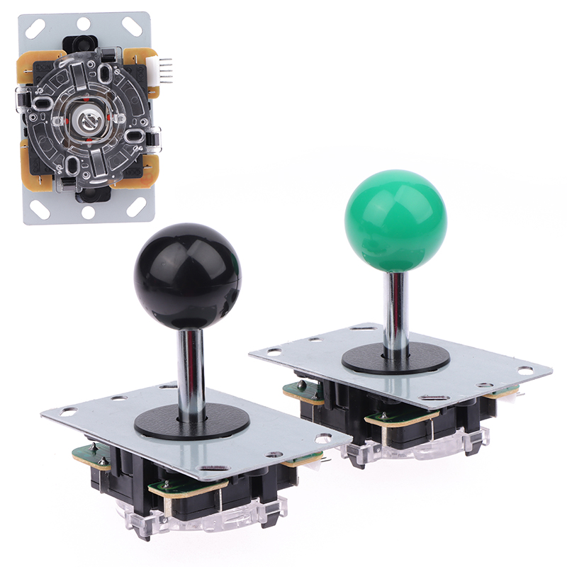 1PC 8 Way Classic Square Restrictor Arcade Game Machine Stick Neo Geo DIY Parts Joystick With 5 Pin Connector XUANTING. 