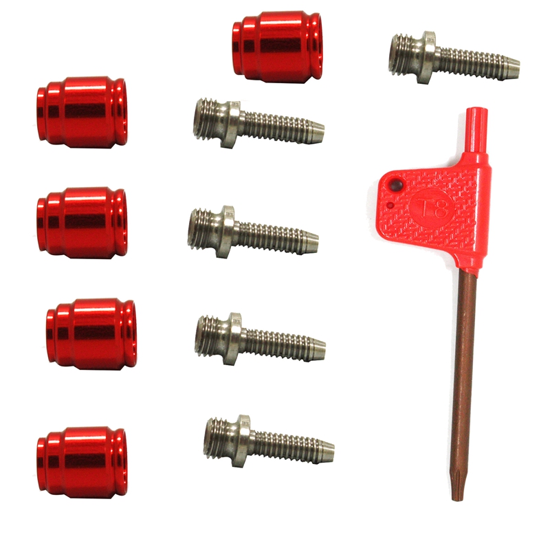 Bike Brake Hose Olive Connector Disc Brake Aluminum Alloy Olive and Steel Connecting Insert for SRAM AVID Oil Disc
