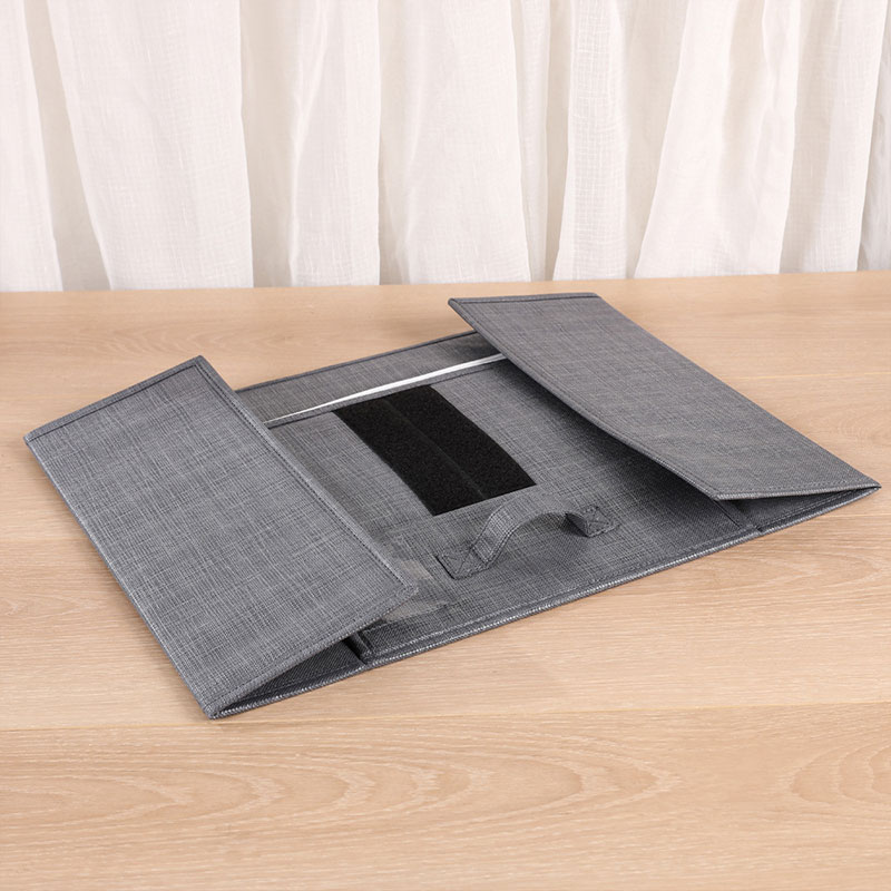 Foldable bedding and bed sheet storage box, multifunctional, washable cotton and linen storage box