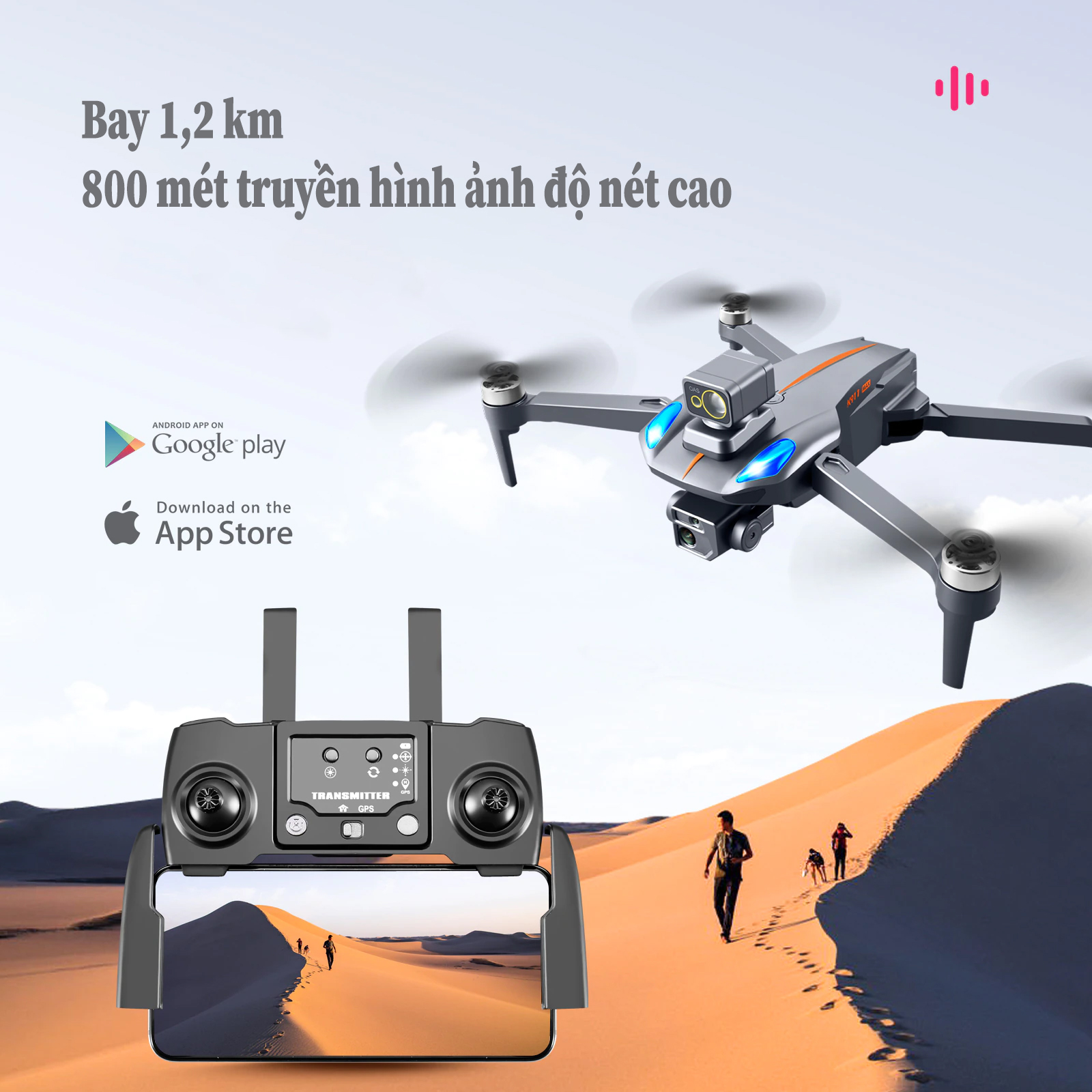 Flycam Giá Rẻ K911 MAX - Flycam - Fly cam giá rẻ - Máy Bay Điều Khiển Từ Xa Cảm...