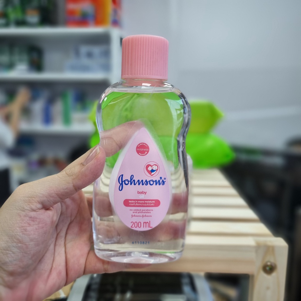 Johnson baby oil 200ml-50ml-pegastore