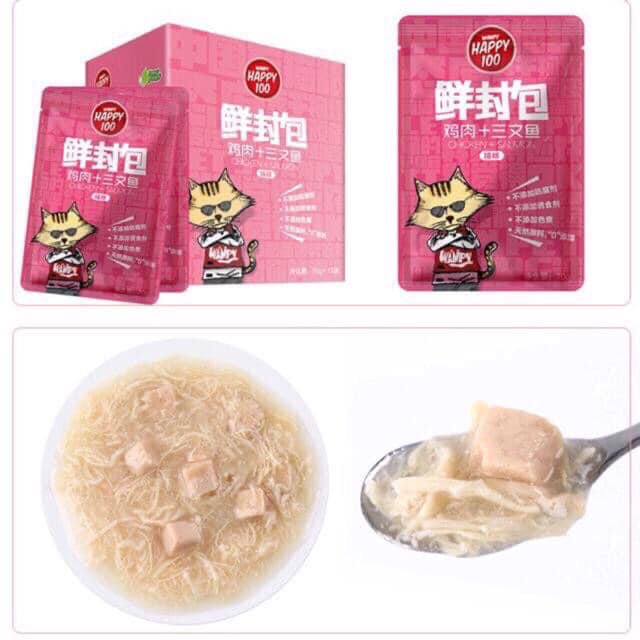 [HCM]Pate Wanpy Happy 100 cho mèo