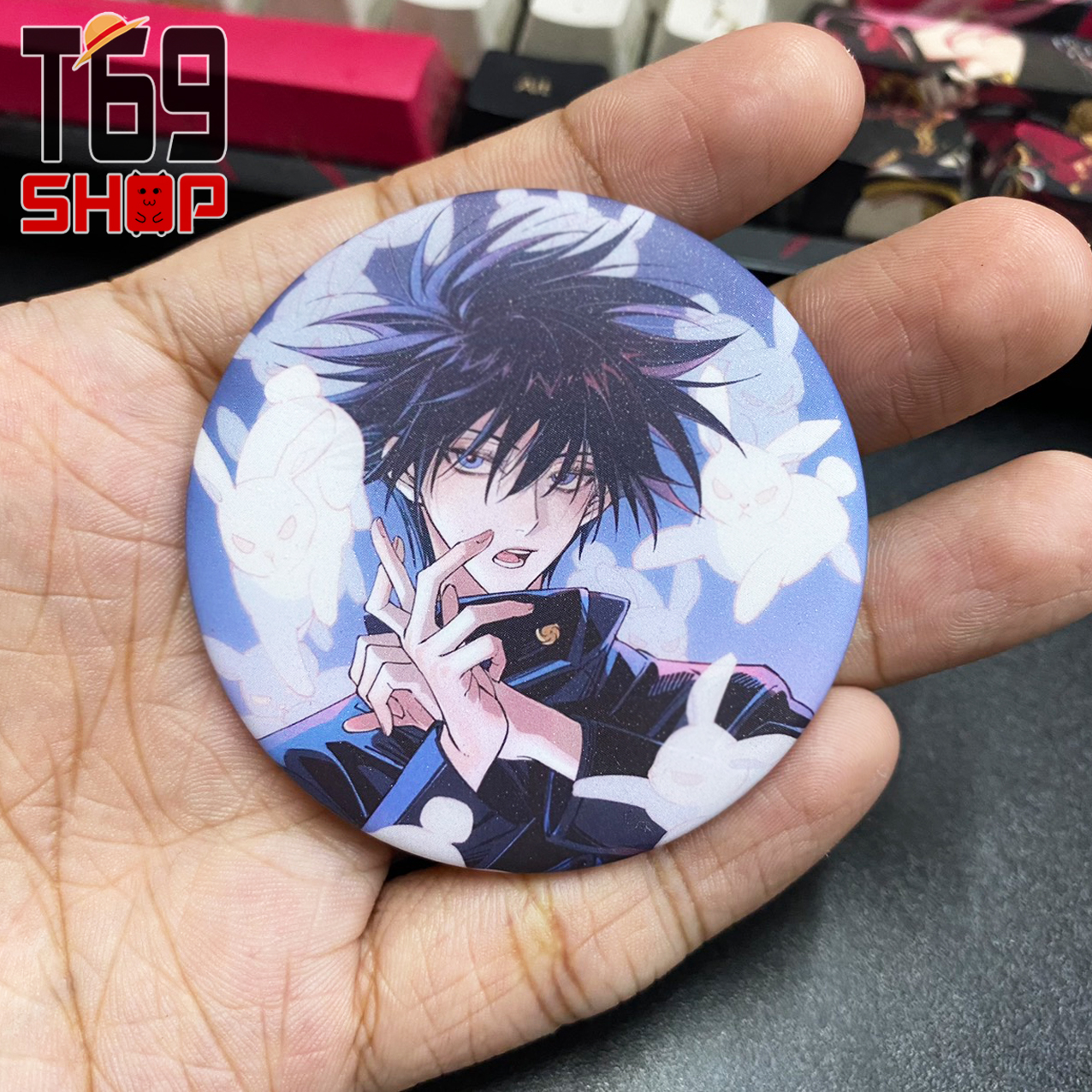 [8 mẫu] Huy hiệu anime Jujutsu Kaisen (Size 5.8cm) [T69 Shop]