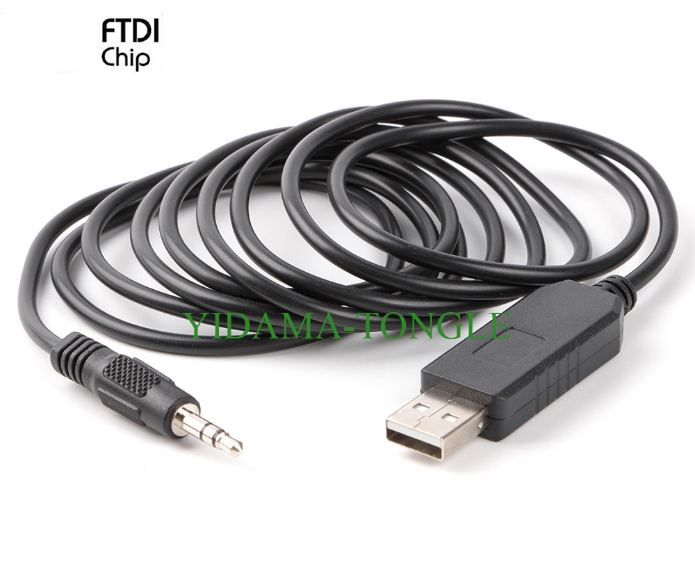 Super Fit Freesat V8 Update Flash Cable Ftdi Usb To 3.5mm Audio Jack Rs232 Serial Converter Adapter Cable. 