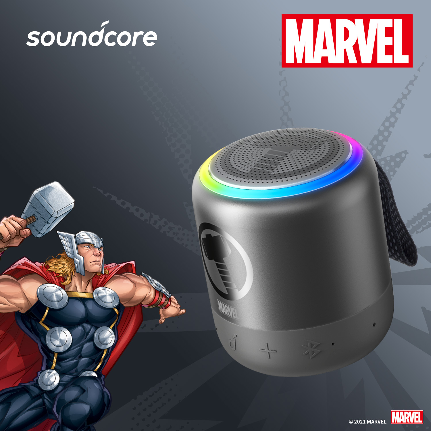 Loa bluetooth SOUNDCORE (by Anker) Mini 3 Pro - Phiên bản Marvel - A3127S