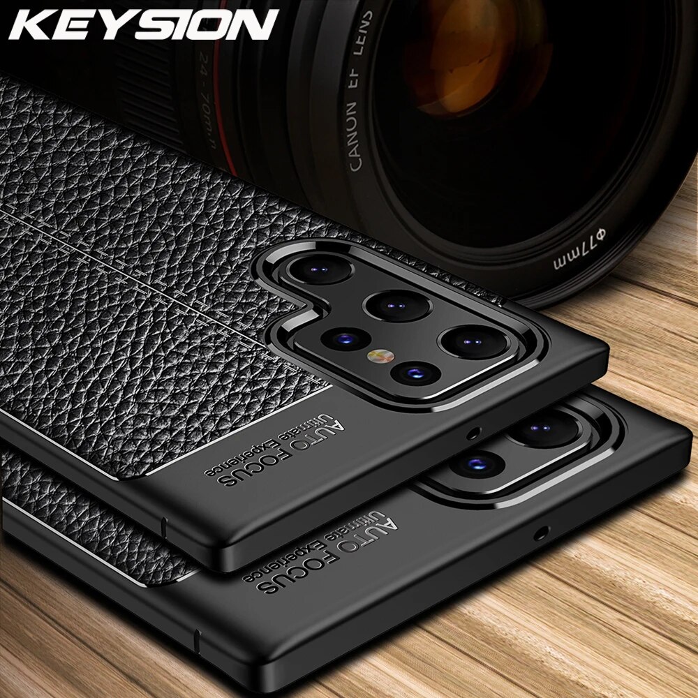KEYSION%20Shockproof%20Case%20for%20Samsung%20S22%20Ultra%205G%20S24+%20Leather%20Texture%20Silicone%20Phone%20cover%20for%20Galaxy%20S23%20Ulta%20S21%20FE%20S20%20FE%20-%20Image%208
