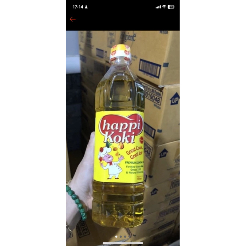 Dầu ăn Happy Koki , Cái Lân 1 lít