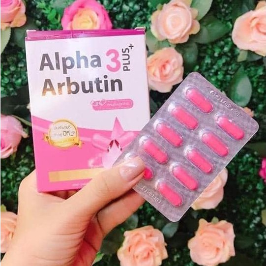 Hộp 10 viên kích trắng alpha arbutin thái lan