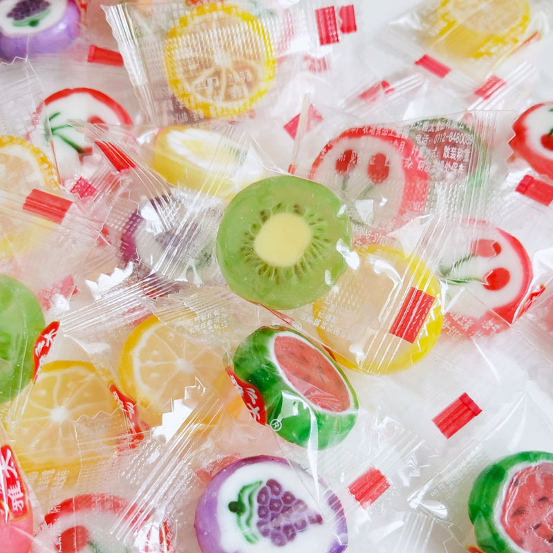 Độc lạ  Combo 100g kẹo cứng hương vị trái cây bốn mùa hình dáng siêu cute