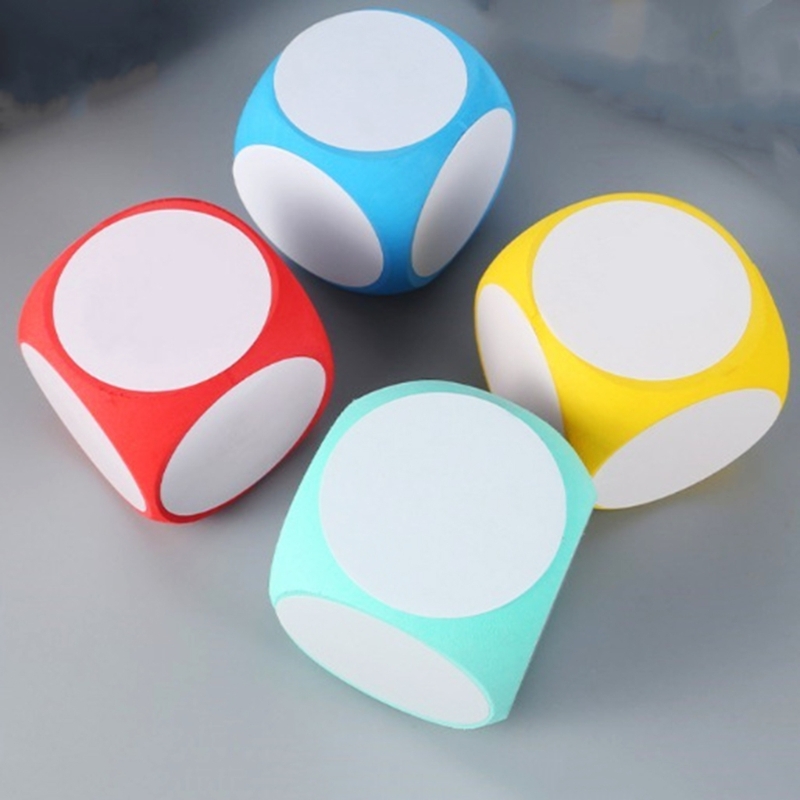4x4 inch đa năng bảng trắng DICE giáo dục Cube Dice tẩy khô Cube viết trên lau Off tẩy khô Cục củ DICE