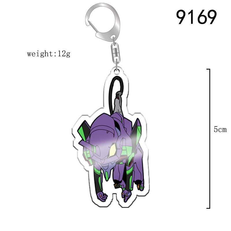 Eva Key Chain 5cm 2023 New Neon Genesis Evangelion Eva Ayanami Rei Asuka Figure Model ...