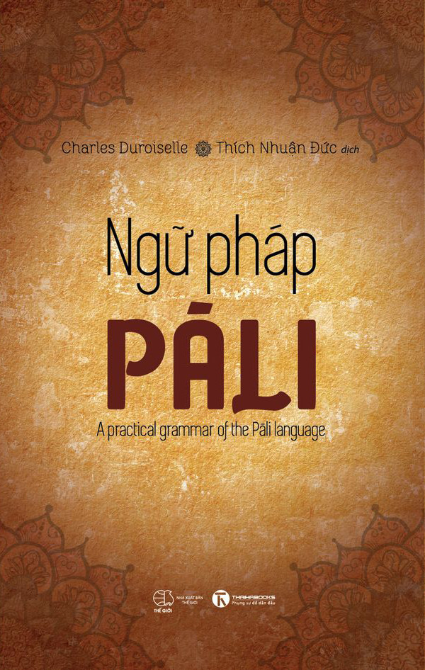 Sách - Ngữ pháp Pali