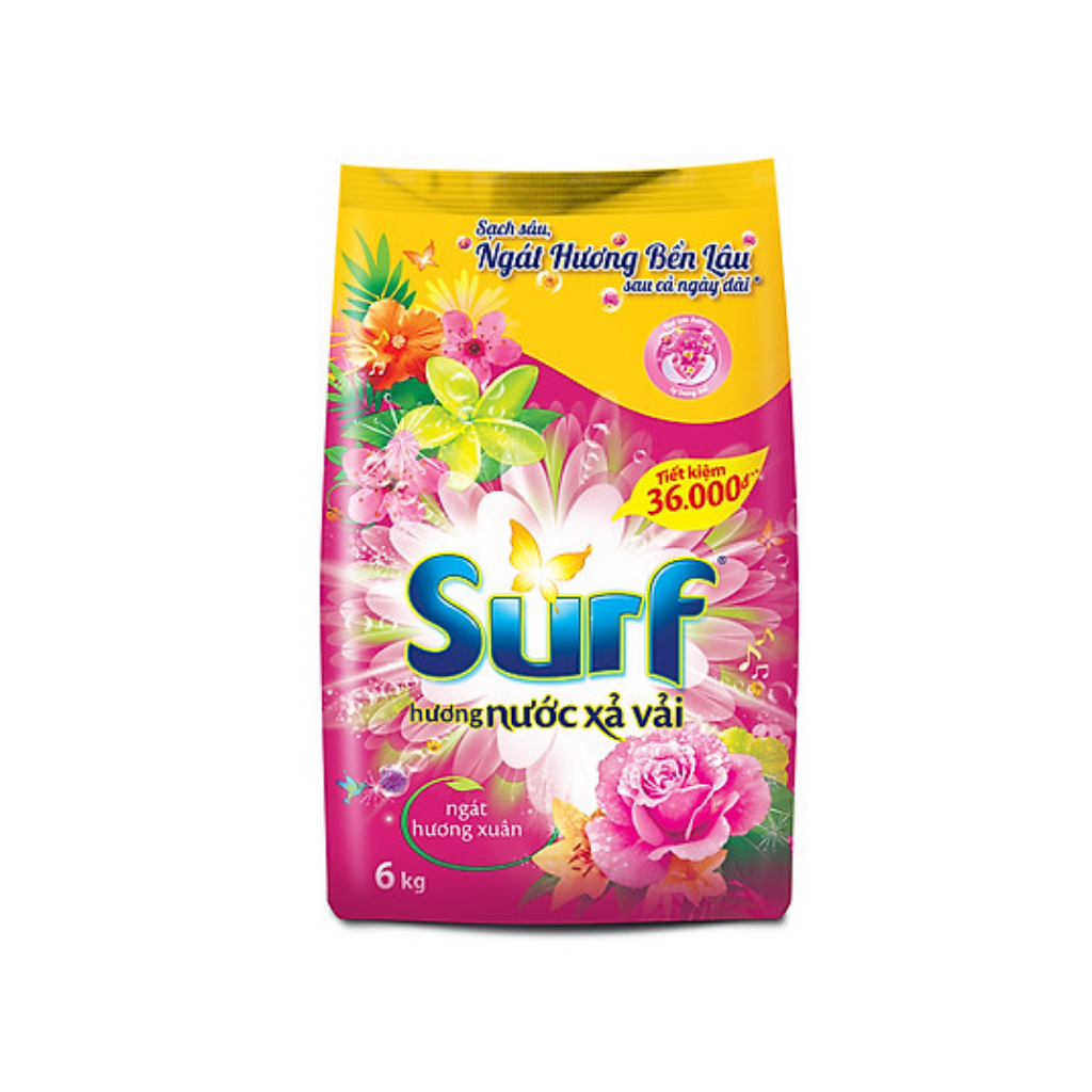 Bột Giặt Surf Hương Nước Xả Vải Túi 2kg