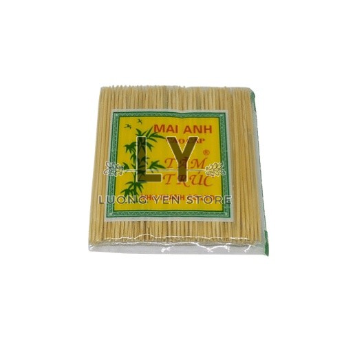 [Lốc 10 gói] Tăm trúc, tâm xỉa răng Mai Anh cao cấp