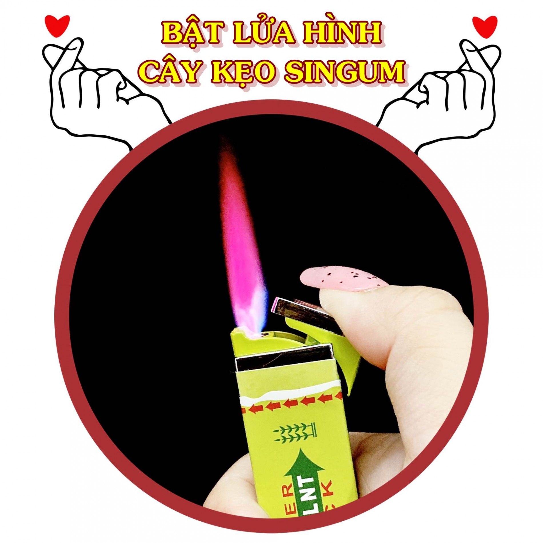 [HCM]Bật Lửa Gas Khè Hình Cây Singum Mô Hình Độc Đáo, Lạ Mắt