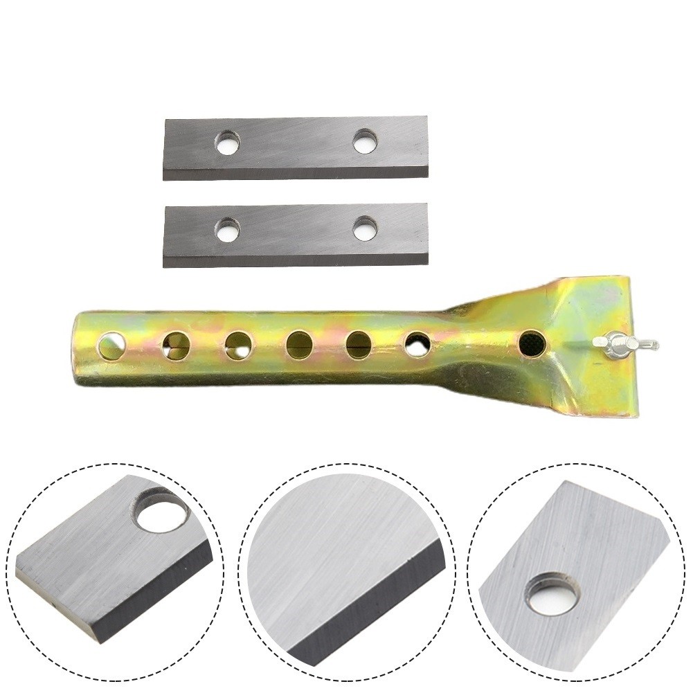 50x12x1.5mm square drill press carbide paint scraper blade 2 PCs and paint scraper blade