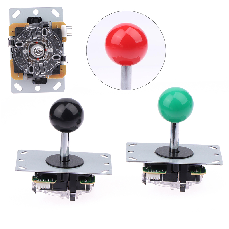 1PC 8 Way Classic Square Restrictor Arcade Game Machine Stick Neo Geo DIY Parts Joystick With 5 Pin Connector XUANTING