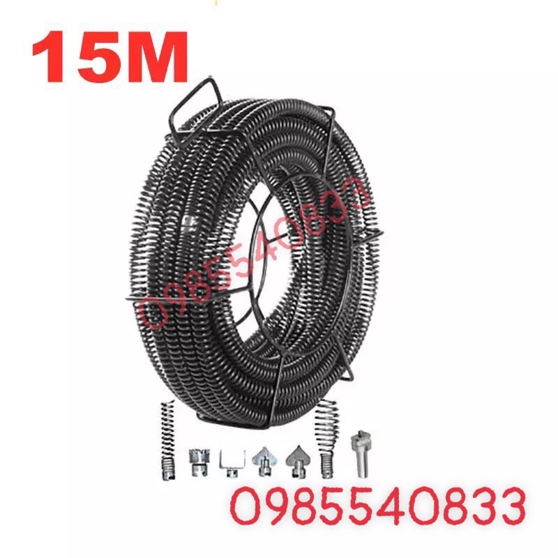 Dây thông tắc cống dài 15M ( phi 16 )