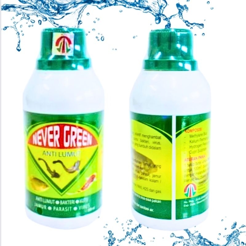 Obat ikan anti lumut NEVER GREEN 250ML TAMASINDO