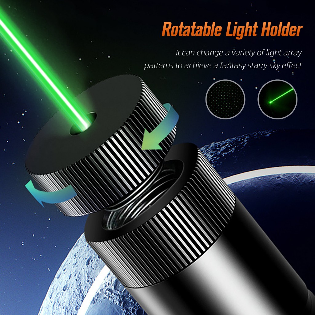 SUPERFIRE J02 Green Laser Pointer - USB Rechargeable Aluminum Pen Laser (Class 3R <1mW, Presentation & Astronomy)_voghion.com