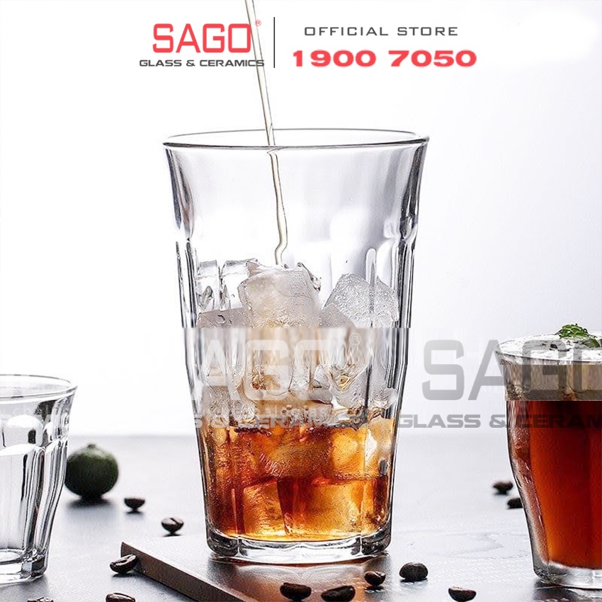Ly Thuỷ Tinh Cường Lực Pháp Duralex Picardie Trong Clear 500ml | Nhập Khẩu Pháp