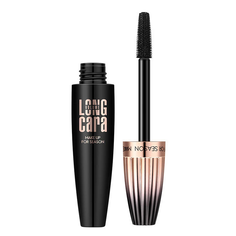 1PC 4D Sợi lụa Lash Mascara đen lông mi kéo dài Mascara vẻ đẹp dày mắt lông mi Curler mỹ phẩm không thấm nước Mascara