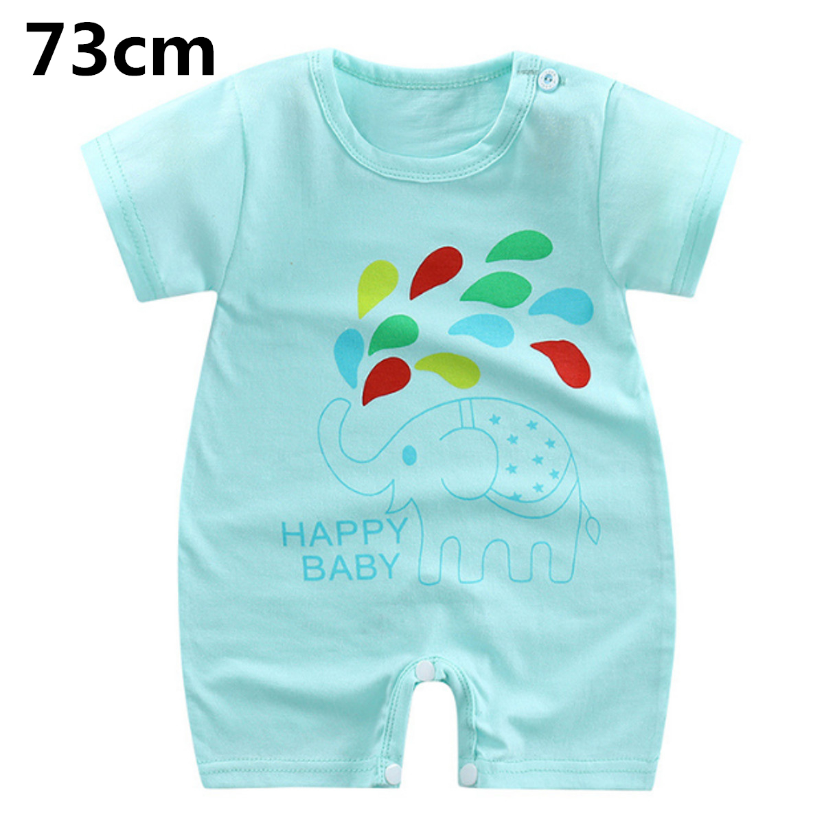 Newborn Kids SUPERIOR Romper Infant Girls Bodysuit Baby Boys Outfits Jumpsuit Clothes Set - Light blue. 