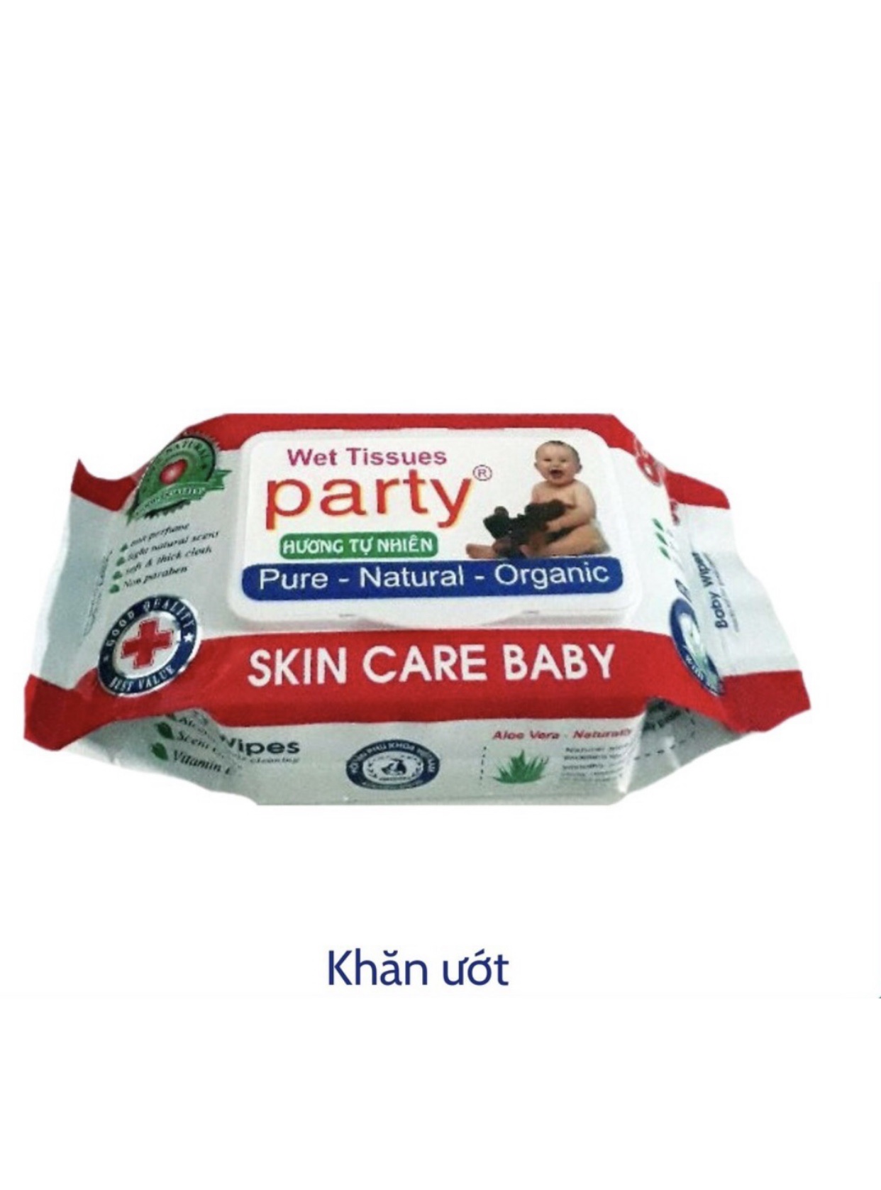 10 Gói Khăn Ướt Party 80g