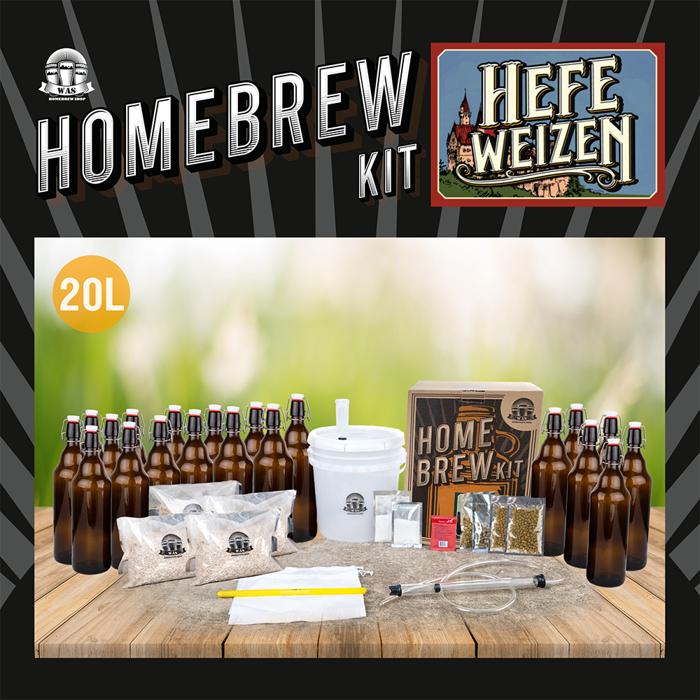 WAS HOMEBREW KIT Hefeweizen 4/10/20Liters วอส โฮมบรูวคิท 4/10/20ลิตร