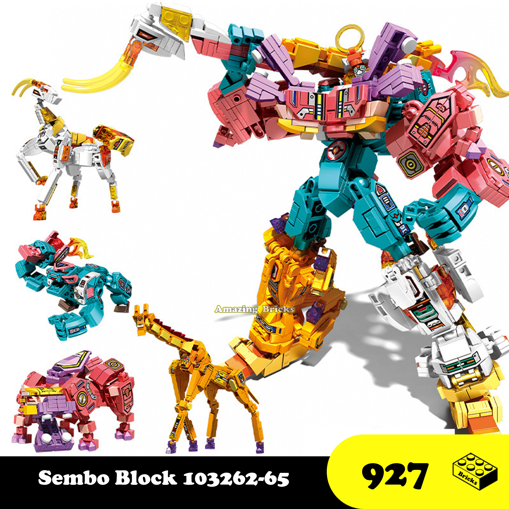 Đồ chơi lắp ráp Robot Động vật Hoang dã, Sembo Block 103262 thumbnail