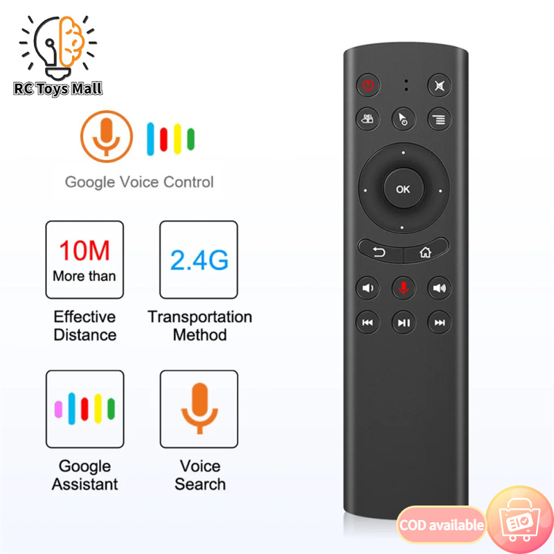 G20S Air Mouse Wireless Remote Keyboard Voice Inputting Air Fly Mouse Remote Control With USB Receiver Compatible For Android TV Box Tablet PC