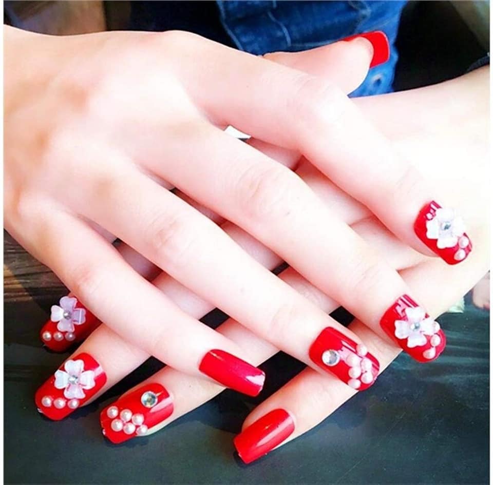 Hộp 24 móng tay giả , nail giả , móng giả a4