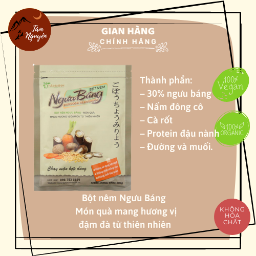 Bột nêm ngưu báng Tâm Minh