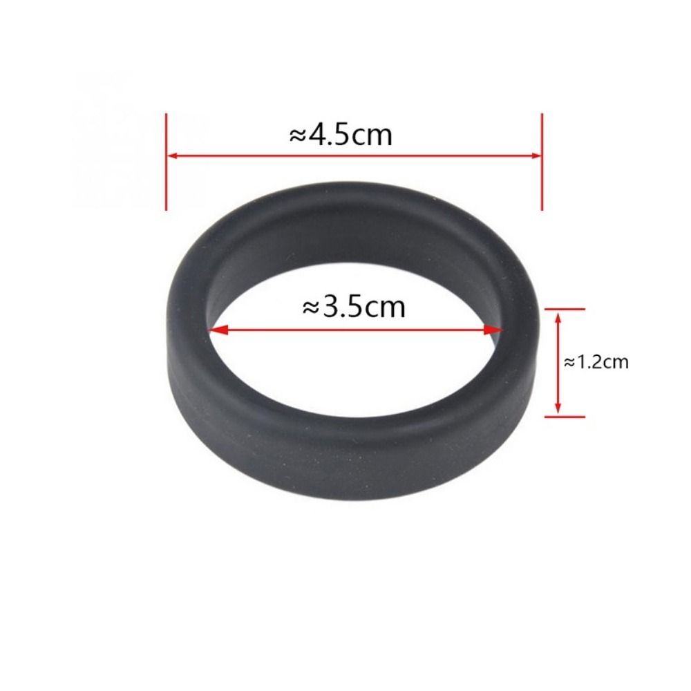 2Pcs Luggage Wheel Rubber Ring Silicone Stretchable Thick Flat Wheel Hoops Durable Flexible Elastic Tightle Diameter 35 mm