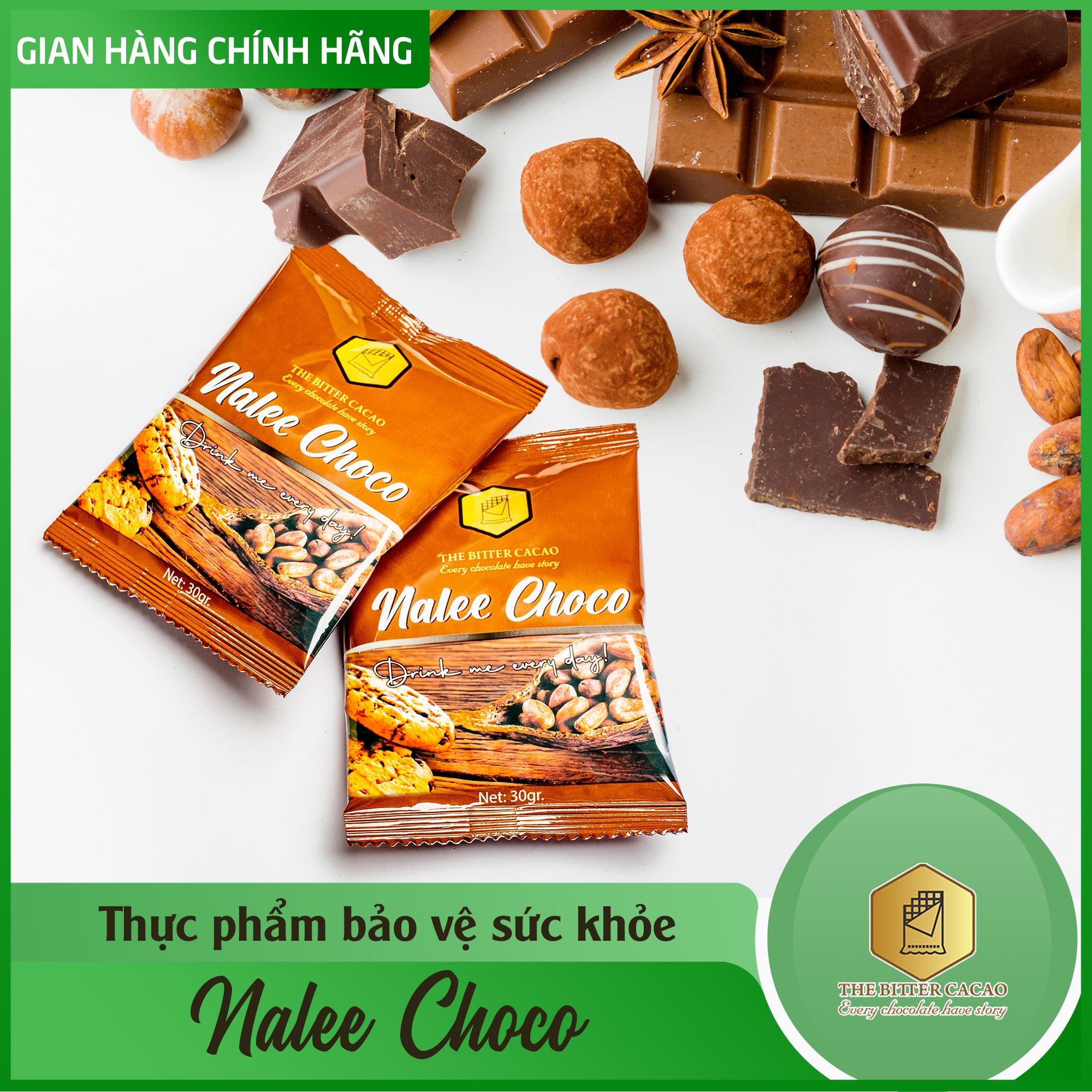 Bột cacao tăng cân nalee choco - hãng phân phối chính hãng - ảnh sản phẩm 7