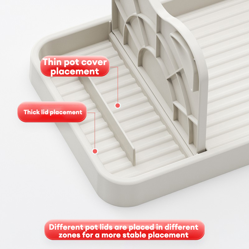 Kitchen Home Pot Lid Shelf countertop multifunctional vertical foldable wall mounted spoon storage rack, spatula storage rack