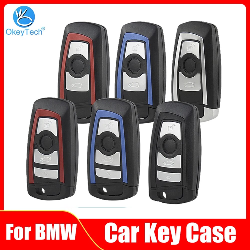 BMW Key Fob Shell Replacement – 3/4 Button Case For CAS4 Series E90, F30, X5 & More (Color B 4BT) - View #10