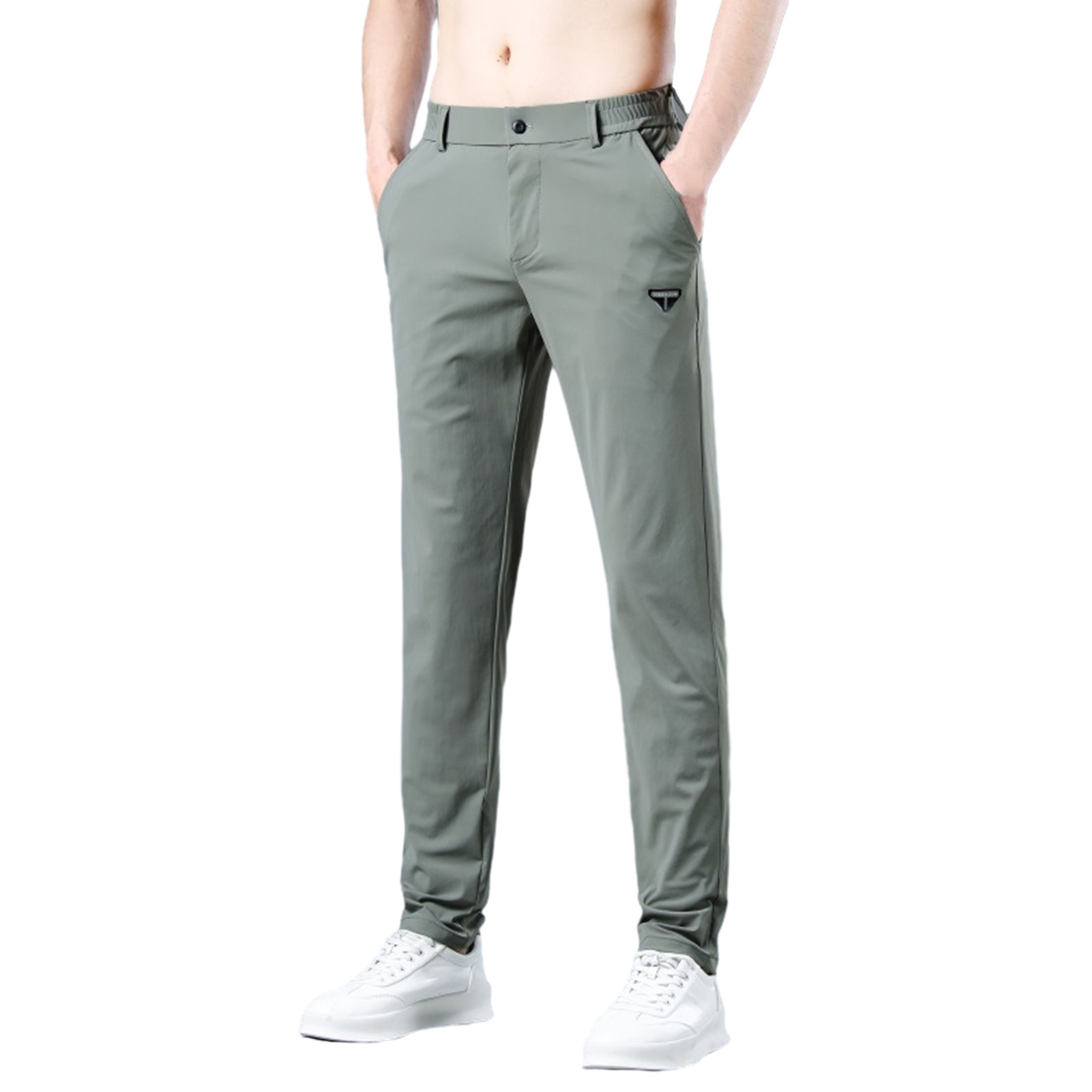 Cherise Men Elastic Waist Pants Lightweight Men Pants Comfortable and Men's Elastic Waist Pants with Quick Dry Technology Perfect for Daily Wear Available in Various Colors and Sizes