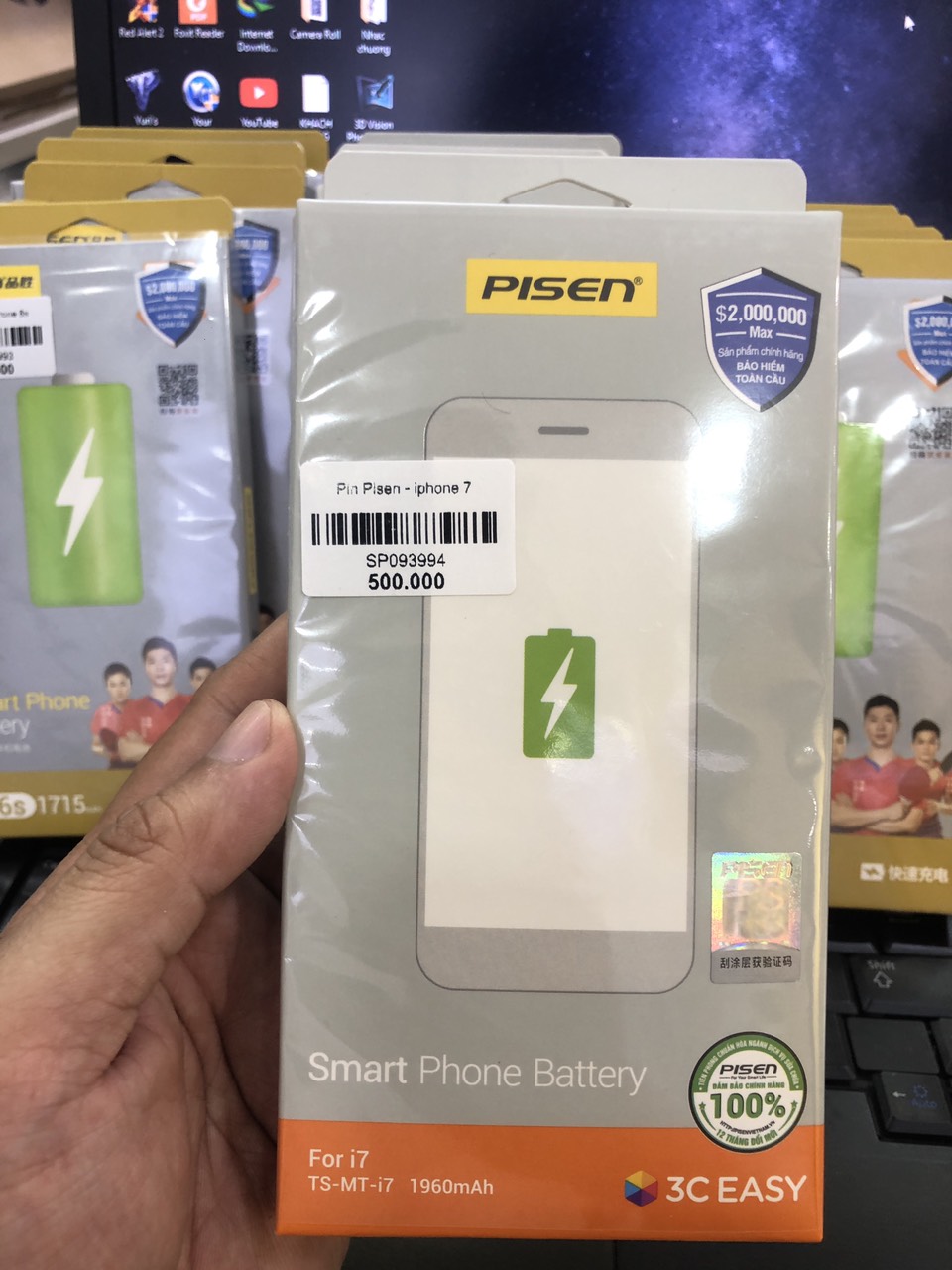 Pin Pisen dành cho iPhone từ iPhone 6 đến iPhone 11 Pro Max